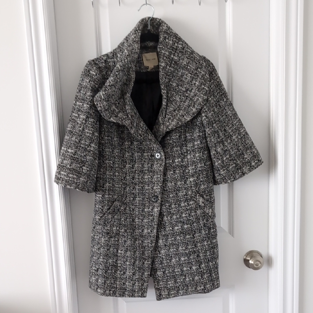 Stylish Gray Women's Pea Coat
